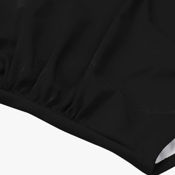 Eomenie‎ Floral Swimsuit Tummy Control Cutout High Waisted sz L NWOT - Picture 5 of 8